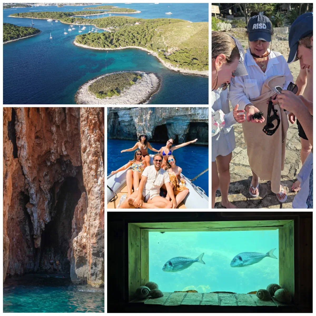 Cliff jumping near Hvar